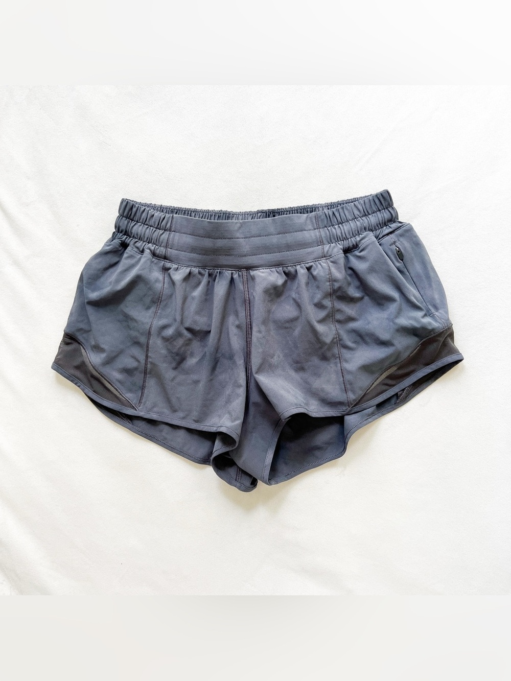 lululemon athletica Women's Dark Gray Athletic Shorts - Size 6